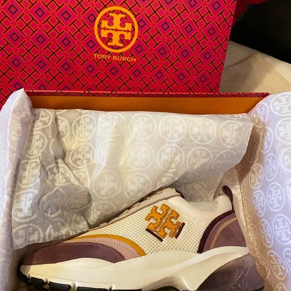 TORY BURCH GOOD LUCK BUBBLE TRAINER - Picture 8 of 9